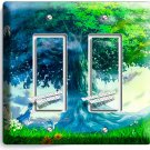GIANT SEQUOIA TREE OF LIFE ANIME 2 GFCI LIGHT SWITCH WALL PLATE BEDROOM HD DECOR GIANT SEQUOIA TREE OF LIFE ANIME 2 GFCI LIGHT SWITCH WALL PLATE BEDROOM HD DECOR