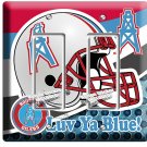 HOUSTON OILERS FOOTBALL TEAM 2 GFCI LIGHT SWITCH WALL PLATES MAN CAVE ROOM DECOR HOUSTON OILERS FOOTBALL TEAM 2 GFCI LIGHT SWITCH WALL PLATES MAN CAVE ROOM DECOR