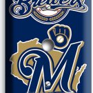 MILWAUKEE BREWERS BASEBALL TEAM LIGHT DIMMER CABLE WALLPLATE MAN CAVE ROOM DECOR MILWAUKEE BREWERS BASEBALL TEAM LIGHT DIMMER CABLE WALLPLATE MAN CAVE ROOM DECOR