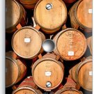 RUSTIC OLD FRENCH WINERY CELLAR WOOD WINE BARREL LIGHT DIMMER CABLE PLATES DECOR RUSTIC OLD FRENCH WINERY CELLAR WOOD WINE BARREL LIGHT DIMMER CABLE PLATES DECOR