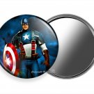 CAPTAIN AMERICA FIRST AVENGER SUPERHERO PURSE MAKEUP HANDHELD MIRROR GIFT IDEA CAPTAIN AMERICA FIRST AVENGER SUPERHERO PURSE MAKEUP HANDHELD MIRROR GIFT IDEA
