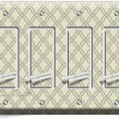 HAMPTON TRELLIS PATTERN 4 GFCI LIGHT SWITCH WALL PLATES BEDROOM ROOM HOME DECOR HAMPTON TRELLIS PATTERN 4 GFCI LIGHT SWITCH WALL PLATES BEDROOM ROOM HOME DECOR