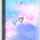 BLUE SKY PINK BLUE CLOUDS PHONE TELEPHONE COVER PLATE INFANT BABY NURSERY ROOM BLUE SKY PINK BLUE CLOUDS PHONE TELEPHONE COVER PLATE INFANT BABY NURSERY ROOM
