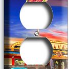 RETRO 50'S DINER CARS BIKE NEON LIGHTS OUTLET WALL PLATE ROOM HOME KITCHEN DECOR RETRO 50'S DINER CARS BIKE NEON LIGHTS OUTLET WALL PLATE ROOM HOME KITCHEN DECOR