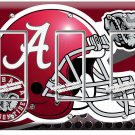 ALABAMA CRIMSON TIDE FOOTBALL TEAM 3 GFI LIGHT SWITCH WALL PLATE ROOM HOME DECOR ALABAMA CRIMSON TIDE FOOTBALL TEAM 3 GFI LIGHT SWITCH WALL PLATE ROOM HOME DECOR