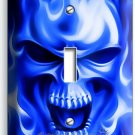 BLUE FLAMES BURNING SKULL 1 GANG LIGHT SWITCH WALL PLATE BIKER MAN CAVE HD DECOR BLUE FLAMES BURNING SKULL 1 GANG LIGHT SWITCH WALL PLATE BIKER MAN CAVE HD DECOR