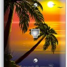 ROMANTIC SUNSET TROPICAL ISLAND PALMS PHONE TELEPHONE COVER WALL PLATES ROOM ART ROMANTIC SUNSET TROPICAL ISLAND PALMS PHONE TELEPHONE COVER WALL PLATES ROOM ART