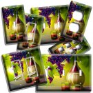 WINE BOTTLE GRAPES LIGHT SWITCH OUTLET WALL PLATE COVER ITALIAN KITCHEN HD DECOR