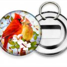 CARDINAL BIRDS MAGNOLIA TREE FLOWERS BEER SODA BOTTLE OPENER KEYCHAIN GIFT IDEA CARDINAL BIRDS MAGNOLIA TREE FLOWERS BEER SODA BOTTLE OPENER KEYCHAIN GIFT IDEA