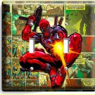 DEADPOOL SUPERHERO COMICS BOOK PAGE 2 GANG LIGHT SWITCH WALL PLATE ROOM HD DECOR DEADPOOL SUPERHERO COMICS BOOK PAGE 2 GANG LIGHT SWITCH WALL PLATE ROOM HD DECOR
