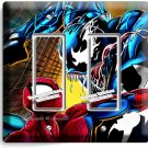 SPIDER MAN VS VENOM SUPERHERO DOUBLE GFCI LIGHT SWITCH WALL PLATE BOY ROOM DECOR SPIDER MAN VS VENOM SUPERHERO DOUBLE GFCI LIGHT SWITCH WALL PLATE BOY ROOM DECOR