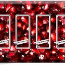 SWEET RED POMEGRANATE SEEDS 4 GFCI LIGHT SWITCH PLATES KITCHEN DINING ROOM DECOR SWEET RED POMEGRANATE SEEDS 4 GFCI LIGHT SWITCH PLATES KITCHEN DINING ROOM DECOR