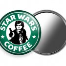 STAR WARS HAN SOLO STARBUCKS COFFE FUNNY PURSE MAKEUP HANDHELD MIRROR GIFT IDEA STAR WARS HAN SOLO STARBUCKS COFFE FUNNY PURSE MAKEUP HANDHELD MIRROR GIFT IDEA
