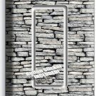 LIMESTONE ROCK BRICK STONE WALL 1 GFCI LIGHT SWITCH PLATE KITCHEN ROOM ART DECOR LIMESTONE ROCK BRICK STONE WALL 1 GFCI LIGHT SWITCH PLATE KITCHEN ROOM ART DECOR