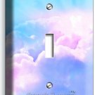 BLUE SKY PINK BLUE CLOUDS 1 GANG LIGHT SWITCH PLATE INFANT BABY NURSERY ROOM ART BLUE SKY PINK BLUE CLOUDS 1 GANG LIGHT SWITCH PLATE INFANT BABY NURSERY ROOM ART