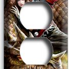 FANTASY ANGEL GIRL RED FEATHER WINGS DRAGON OUTLET WALL PLATES BEDROOM ART DECOR FANTASY ANGEL GIRL RED FEATHER WINGS DRAGON OUTLET WALL PLATES BEDROOM ART DECOR