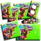 COLORFUL PANTHER CHAMELEON LIZARD LIGHT SWITCH WALL PLATE OUTLET ROOM HOME DECOR