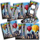 NYC NEW YORK CITY TWIN TOWERS HOT AIR BALLOONS LIGHT SWITCH PLATES OUTLET DECOR NYC NEW YORK CITY TWIN TOWERS HOT AIR BALLOONS LIGHT SWITCH PLATES OUTLET DECOR