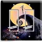 NIGHTMARE BEFORE CHRISTMAS JACK SKELLINGTON 2 GFCI LIGHT SWITCH PLATE ROOM DECOR NIGHTMARE BEFORE CHRISTMAS JACK SKELLINGTON 2 GFCI LIGHT SWITCH PLATE ROOM DECOR