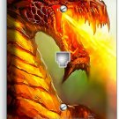 MYTHICAL FIRE BREATHING RED DRAGON PHONE TELEPHONE COVER WALL PLATES ROOM DECOR MYTHICAL FIRE BREATHING RED DRAGON PHONE TELEPHONE COVER WALL PLATES ROOM DECOR