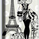 PARIS SHOPPING TRAVEL GIRL PHONE TELEPHONE COVER WALL PLATES BEDROOM ROOM DECOR PARIS SHOPPING TRAVEL GIRL PHONE TELEPHONE COVER WALL PLATES BEDROOM ROOM DECOR
