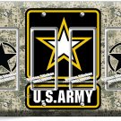 US ARMY STAR DIGITAL PIXEL CAMO 4 GFCI LIGHT SWITCH PLATE ROOM ART VETERAN DECOR