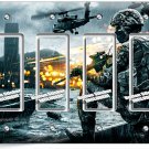 FIRST SHOOTER WAR GAME LIGHT SWITCH 4 GFCI WALL PLATES GAMER ROOM MAN CAVE DECOR FIRST SHOOTER WAR GAME LIGHT SWITCH 4 GFCI WALL PLATES GAMER ROOM MAN CAVE DECOR