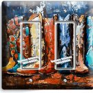 TEXAS COUNTRY WESTERN RUSTIC COWBOY BOOTS 2 GFCI LIGHT SWITCH WALL PLATES DECOR TEXAS COUNTRY WESTERN RUSTIC COWBOY BOOTS 2 GFCI LIGHT SWITCH WALL PLATES DECOR