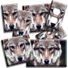 WILD GRAY WOLF RED EYES LIGHT SWITCH OUTLET WALL PLATE COVER ROOM HOME ART DECOR WILD GRAY WOLF RED EYES LIGHT SWITCH OUTLET WALL PLATE COVER ROOM HOME ART DECOR