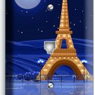 PARIS EIFFEL TOWER STARRY NIGHT MOON PHONE TELEPHONE WALL PLATE COVER ROOM DECOR