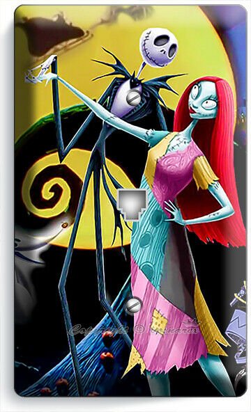 Nightmare Before Christmas Jack And Sally Phone Telephone Cover Plates 