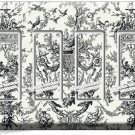 OLD WORLD TOILE PATTERN HARVES HUNTING 4 GFCI LIGHT SWITCH WALL PLATE ROOM DECOR