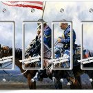 CIVIL WAR CAVALRY SERGEANTS UNION FLAG 4 GFCI LIGHT SWITCH PLATE ROOM HOME DECOR CIVIL WAR CAVALRY SERGEANTS UNION FLAG 4 GFCI LIGHT SWITCH PLATE ROOM HOME DECOR