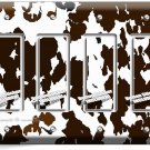 COW HIDE SKIN PRINT 4 GFCI LIGHT SWITCH WALL PLATE COUNTRY STYLE ROOM HOME DECOR COW HIDE SKIN PRINT 4 GFCI LIGHT SWITCH WALL PLATE COUNTRY STYLE ROOM HOME DECOR