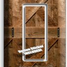 RUSTIC WOOD RANCH BARN DOOR LIGHT SWITCH 2 GFCI PLATE LOG CABIN ROOM HOME DECOR RUSTIC WOOD RANCH BARN DOOR LIGHT SWITCH 2 GFCI PLATE LOG CABIN ROOM HOME DECOR