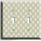HAMPTON TRELLIS PATTERN 2 GANG LIGHT SWITCH WALL PLATES BEDROOM ROOM HOME DECOR HAMPTON TRELLIS PATTERN 2 GANG LIGHT SWITCH WALL PLATES BEDROOM ROOM HOME DECOR