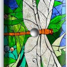 DRAGONFLY MOSAIC STAINED GLASS LOOK LIGHT DIMMER CABLE WALL PLATES BEDROOM DECOR DRAGONFLY MOSAIC STAINED GLASS LOOK LIGHT DIMMER CABLE WALL PLATES BEDROOM DECOR