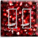 SWEET RED POMEGRANATE SEEDS 2 GFCI LIGHT SWITCH PLATES KITCHEN DINING ROOM DECOR SWEET RED POMEGRANATE SEEDS 2 GFCI LIGHT SWITCH PLATES KITCHEN DINING ROOM DECOR