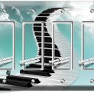 PIANO KEYS STAIRS SKY CLOUDS 4 GFCI LIGHT SWITCH PLATES MUSIC STUDIO ROOM DECOR
