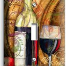 FRENCH MERLOT WINE BOTTLE BARREL CHEESE SINGLE LIGHT SWITCH PLATES KITCHEN DECOR FRENCH MERLOT WINE BOTTLE BARREL CHEESE SINGLE LIGHT SWITCH PLATES KITCHEN DECOR