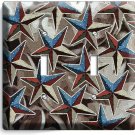RUSTIC COUNTRY FARM BARN LONE STAR PATTERN 2 GANG LIGHT SWITCH PLATES ROOM DECOR RUSTIC COUNTRY FARM BARN LONE STAR PATTERN 2 GANG LIGHT SWITCH PLATES ROOM DECOR