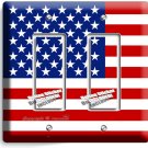 USA AMERICAN FLAG 2 GFCI LIGHT SWITCH COVER WALL PLATE US PATRIOT ROOM ART DECOR USA AMERICAN FLAG 2 GFCI LIGHT SWITCH COVER WALL PLATE US PATRIOT ROOM ART DECOR