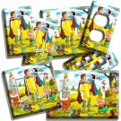 SNOW WHITE PRINCESS PRINCE DWORFS LIGHT SWITCH WALL PLATE OUTLET GIRL ROOM DECOR