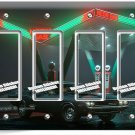 RETRO 50'S GAS STATION SPORTS CAR NEON 4 GFCI LIGHT SWITCH WALL PLATE GARAGE ART RETRO 50'S GAS STATION SPORTS CAR NEON 4 GFCI LIGHT SWITCH WALL PLATE GARAGE ART