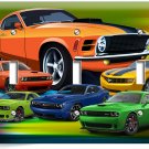 AMERICAN MUSCLE RACING CARS 3 GANG LIGHT SWITCH WALL PLATE NEW GARAGE SHOP DECOR AMERICAN MUSCLE RACING CARS 3 GANG LIGHT SWITCH WALL PLATE NEW GARAGE SHOP DECOR