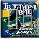 TAMPA BAY DEVIL RAYS BASEBALL TEAM 2 GFCI LIGHT SWITCH PLATE MAN CAVE ROOM DECOR TAMPA BAY DEVIL RAYS BASEBALL TEAM 2 GFCI LIGHT SWITCH PLATE MAN CAVE ROOM DECOR