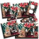 COUNTRY GARDEN WATERING CAN TULIPS LIGHT SWITCH PLATE OUTLET FARM HOUSE HD DECOR