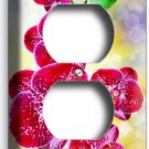 SPOTTED TROPICAL ORCHID FLOWERS OUTLET WALL PLATES FLORAL BEDROOM ROOM ART DECOR SPOTTED TROPICAL ORCHID FLOWERS OUTLET WALL PLATES FLORAL BEDROOM ROOM ART DECOR