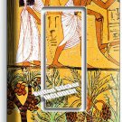 ANCIENT EGYPTIAN PEOPLE HIEROGLYPH WALL ART 1 GFCI LIGHT SWITCH PLATE ROOM DECOR ANCIENT EGYPTIAN PEOPLE HIEROGLYPH WALL ART 1 GFCI LIGHT SWITCH PLATE ROOM DECOR