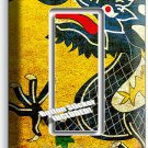 RUSTIC COLORFUL CHINESE DRAGON RED SUN 1 GFCI LIGHT SWITCH WALL PLATE ROOM DECOR RUSTIC COLORFUL CHINESE DRAGON RED SUN 1 GFCI LIGHT SWITCH WALL PLATE ROOM DECOR
